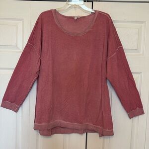 Womens long sleeve tunic top